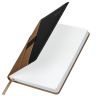 Ежедневник датированный 2024 А5 138х213 мм BRAUBERG "Swirl", под кожу, держатель для ручки, коричневый, 114994