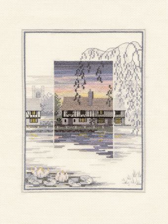 Набор для вышивания крестом Derwentwater Designs "Коттедж озерных лилий" TWL07