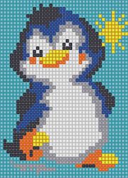 БСА5-025 Алмазная мозаика ТМ Наследие "Пингвинёнок"