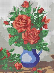 КБ-070 Схема для вышивания бисером ТМ Наследие "Розы"