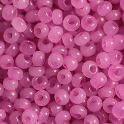 02293 Бисер полупрозрачный пастельно-розовый (Preciosa) 