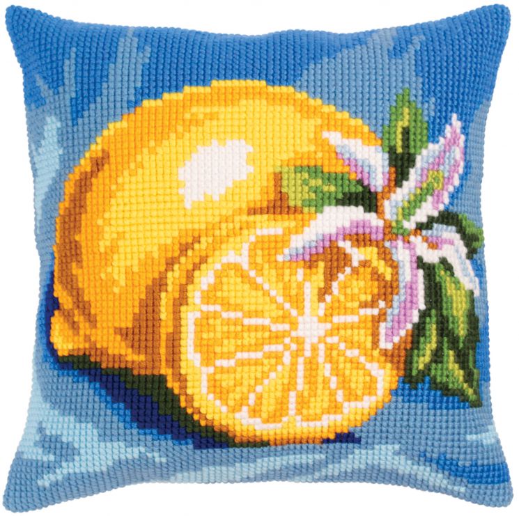  "Лимоны" подушка для вышивания Collection D'Art  5322