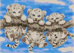 АМА2-038 Алмазная мозаика ТМ Наследие "Тигрята"