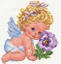 0-14 Набор для вышивания Алиса "Ангелок счастья"