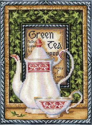 Набор для вышивания Сделай своими руками "Коллекция чая.Грин Мелисса" К-39