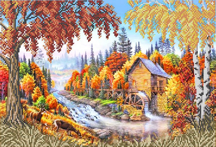 Рисунок на канве для вышивки крестом большие картины